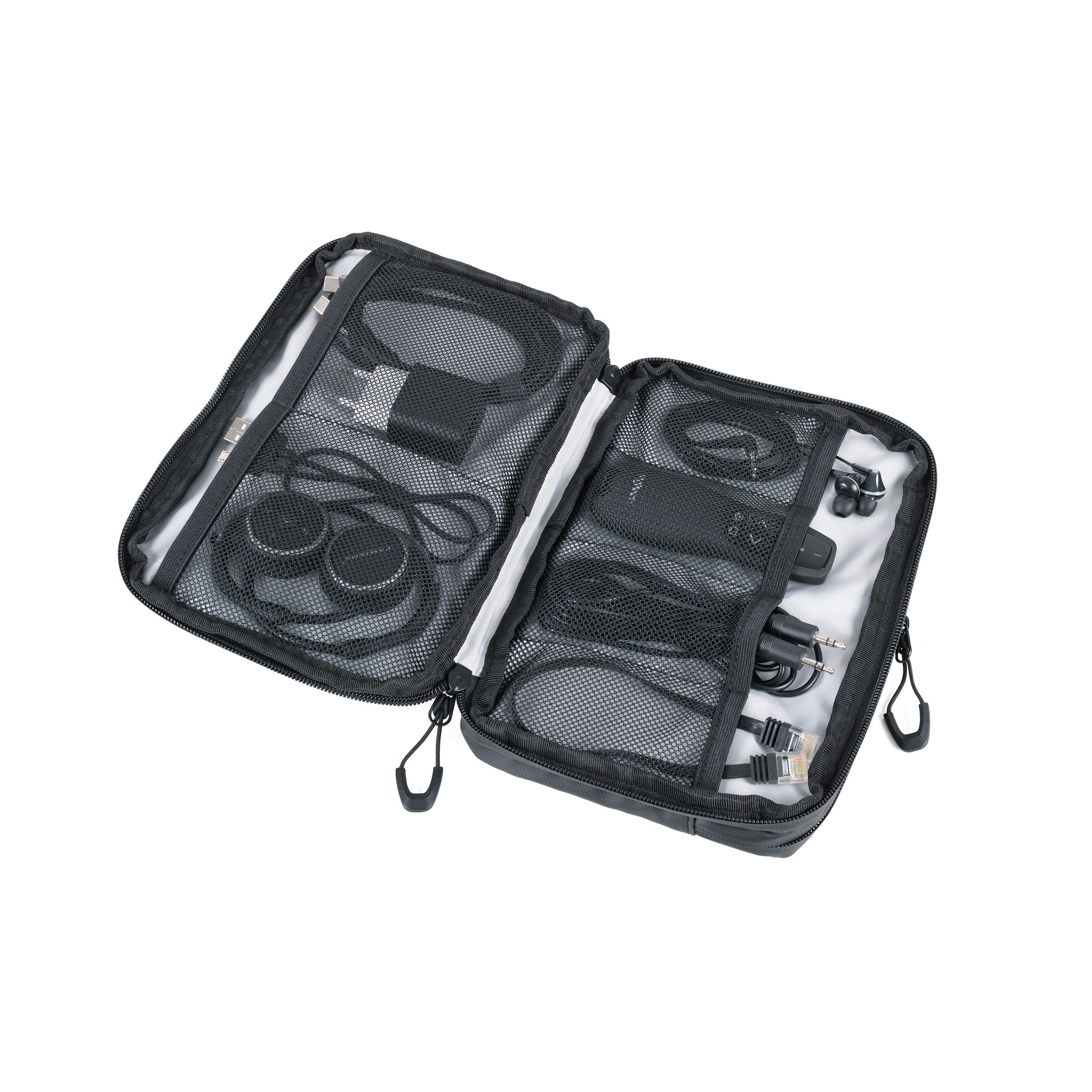TROIKA Kabeltasche TROIKA BLACK TECH POUCH 2