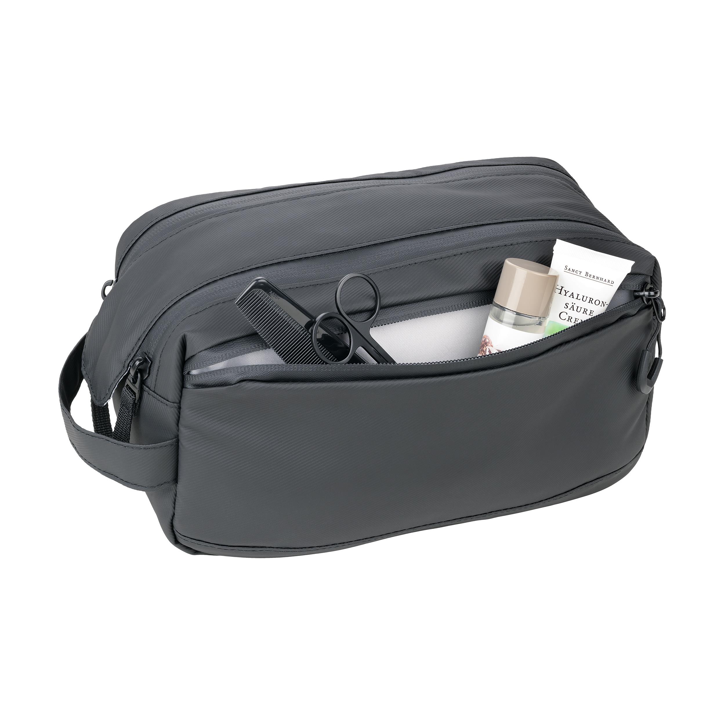 TROIKA Kulturbeutel TROIKA BLACK WASHBAG 2