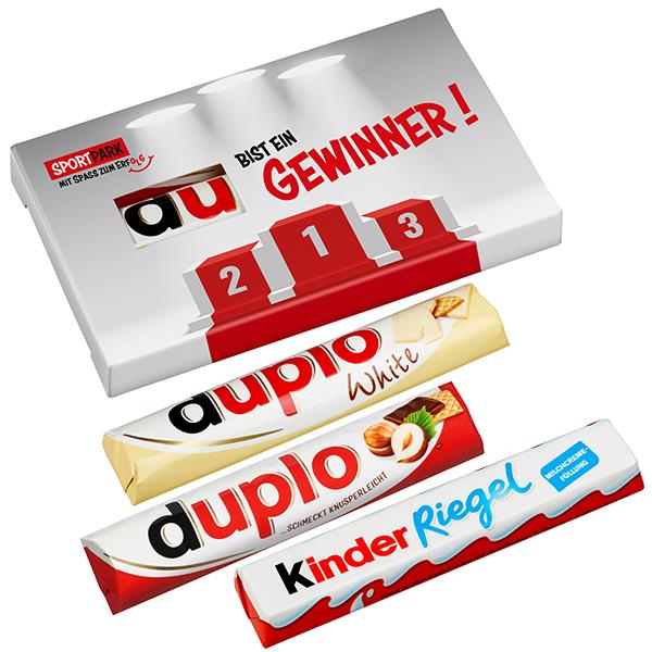 3er Duplo-Pack (1 Duplo klassisch + 1 Duplo weiß + 1 Kinder Riegel)