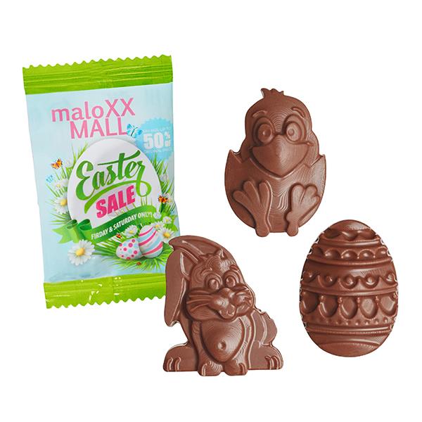 Oster Schoko-Figuren im konventionellen Flowpack