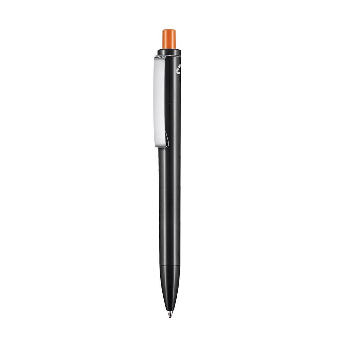 schwarz recycled (PCR)/orange