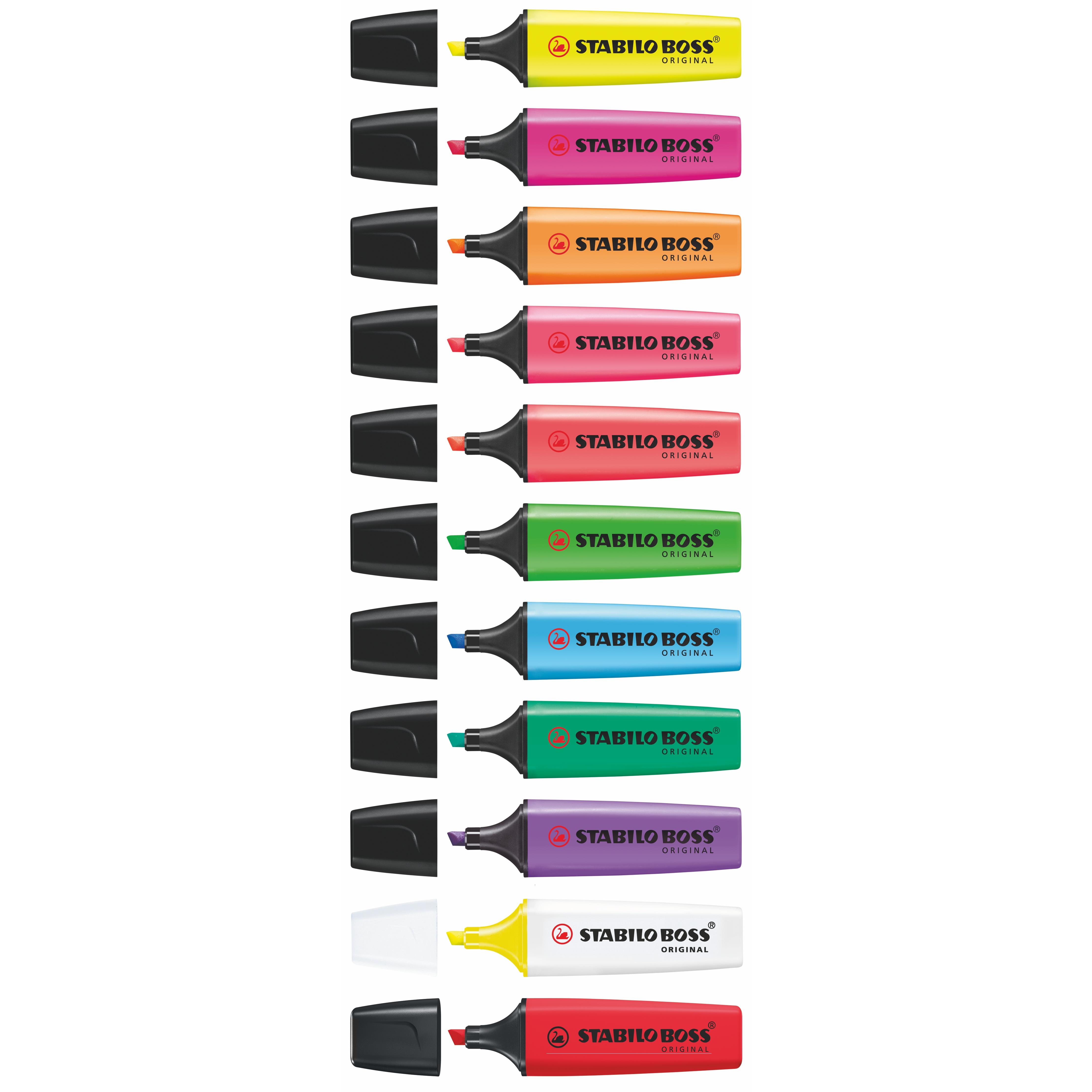 STABILO BOSS ORIGINAL 3er-Set Leuchtmarkierer