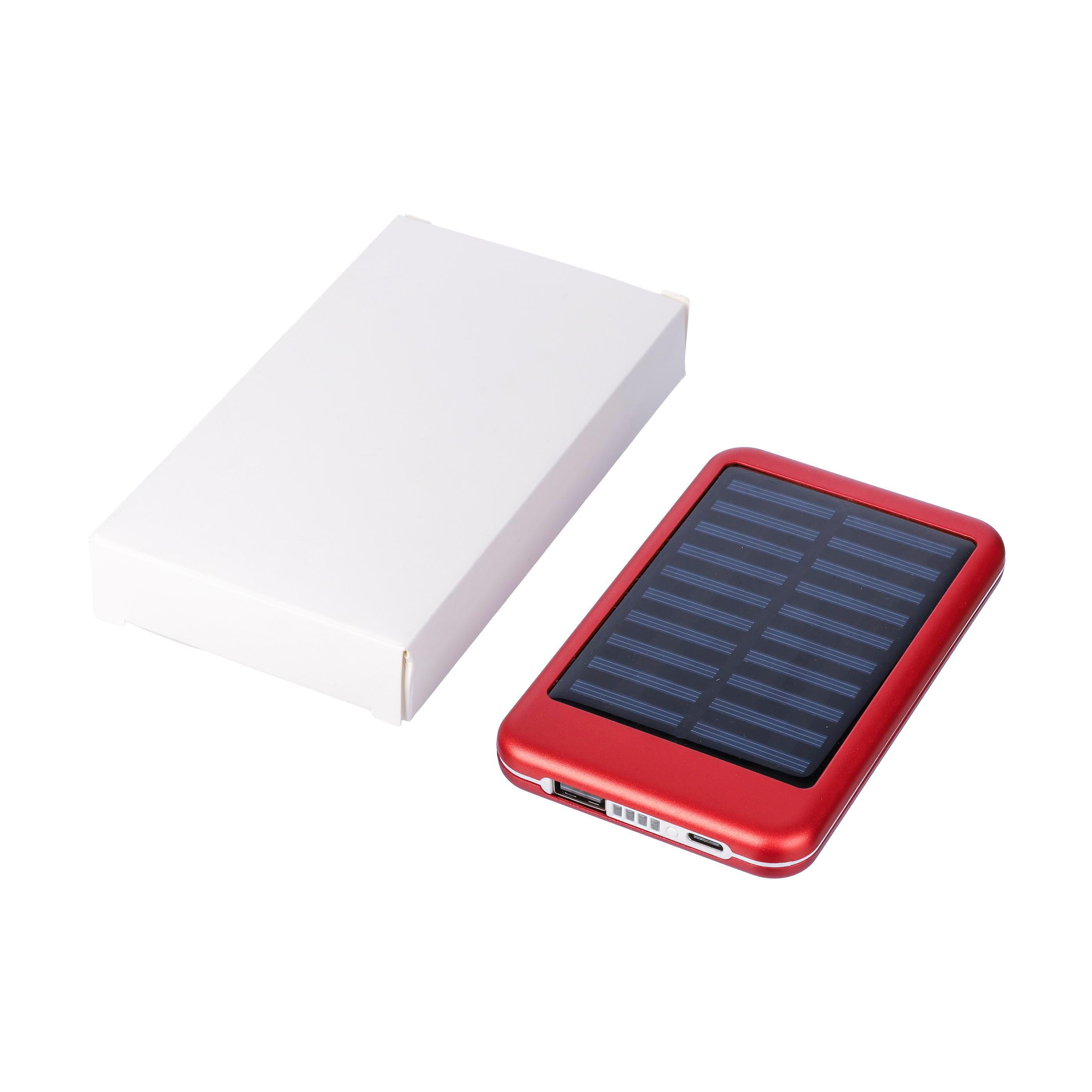 Powerbank Tycho | Aluminium | Solar | 4.000 mAh
