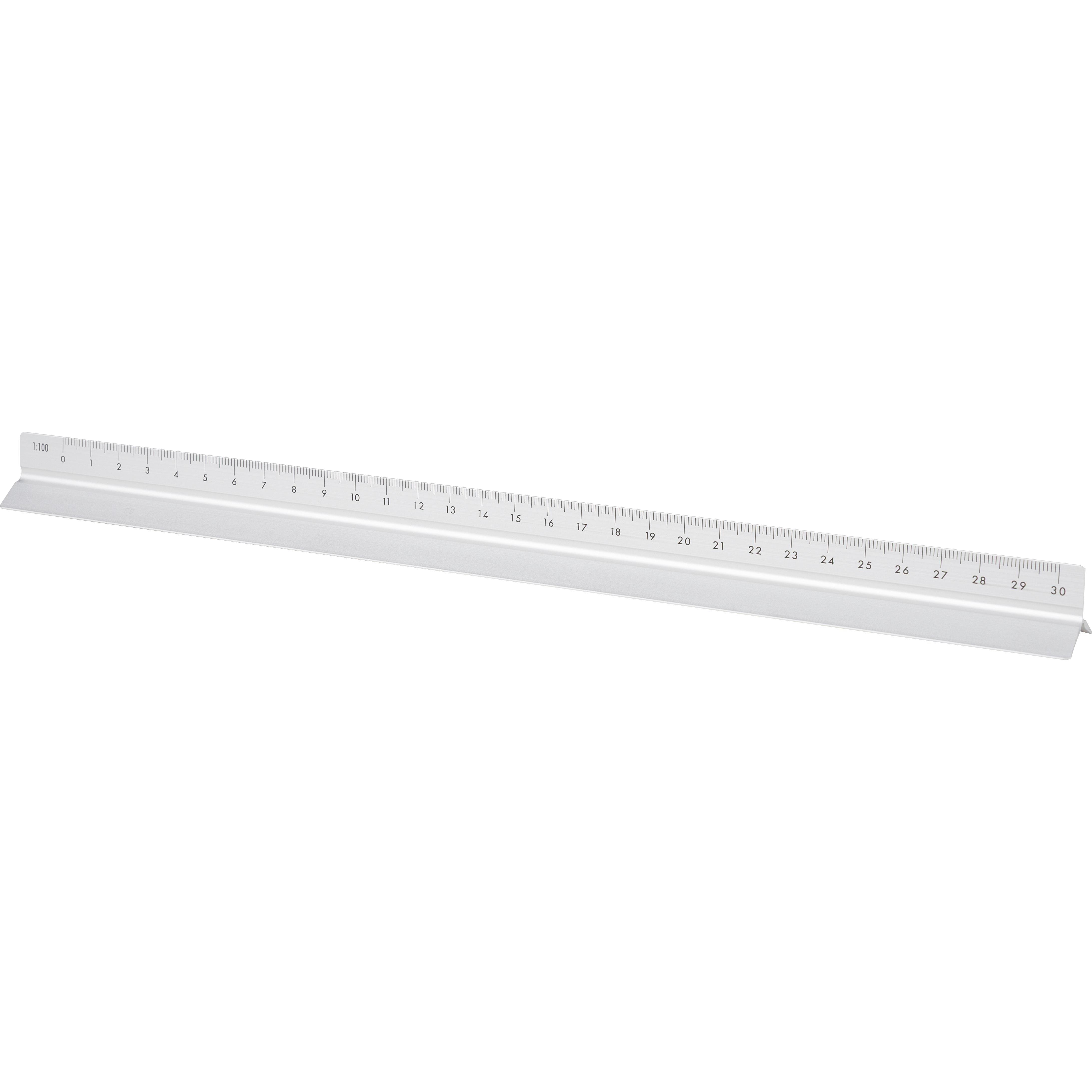 Aluminium-Dreiecklineal 30 cm Tavi