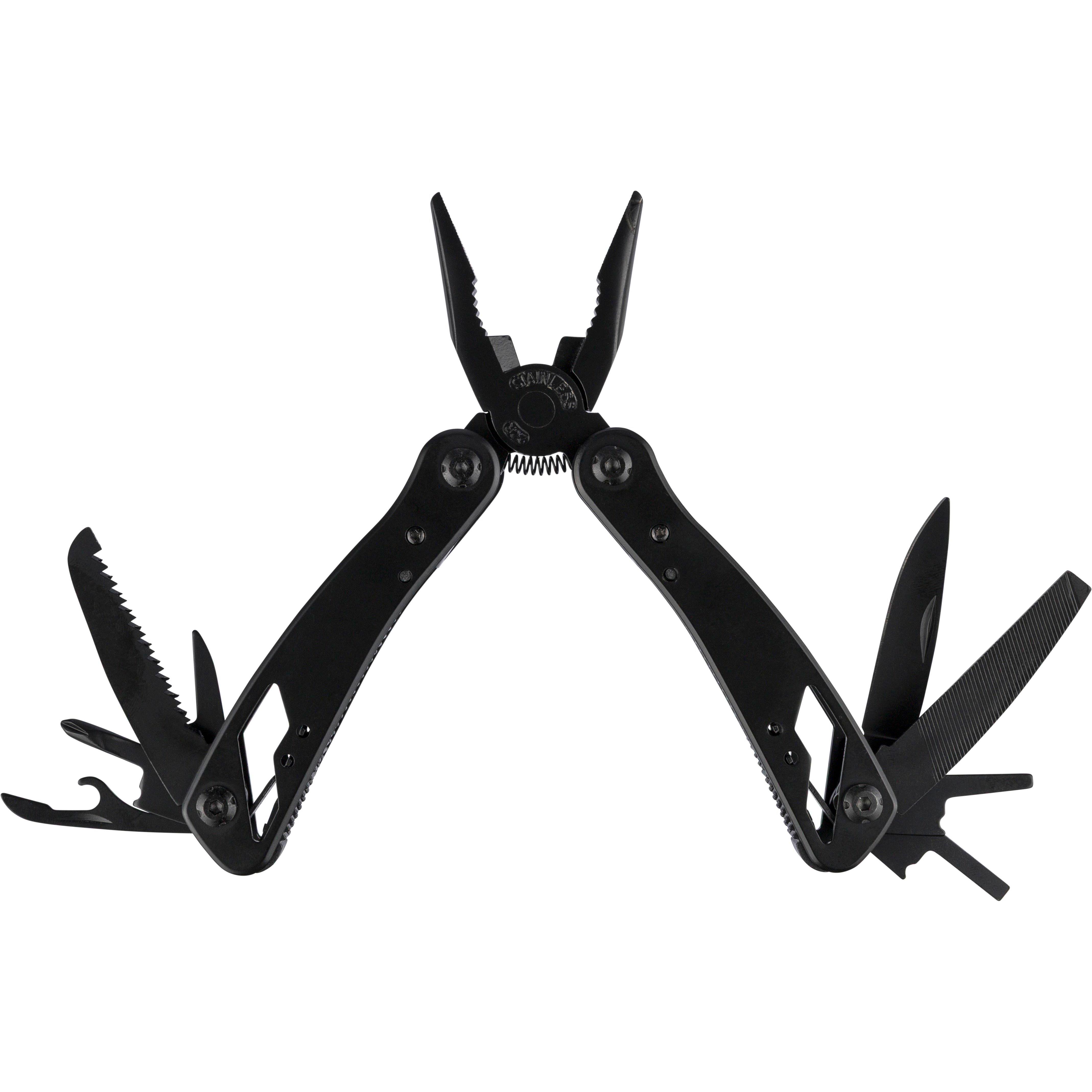 Schwarzes Aluminium-Multitool Ariane