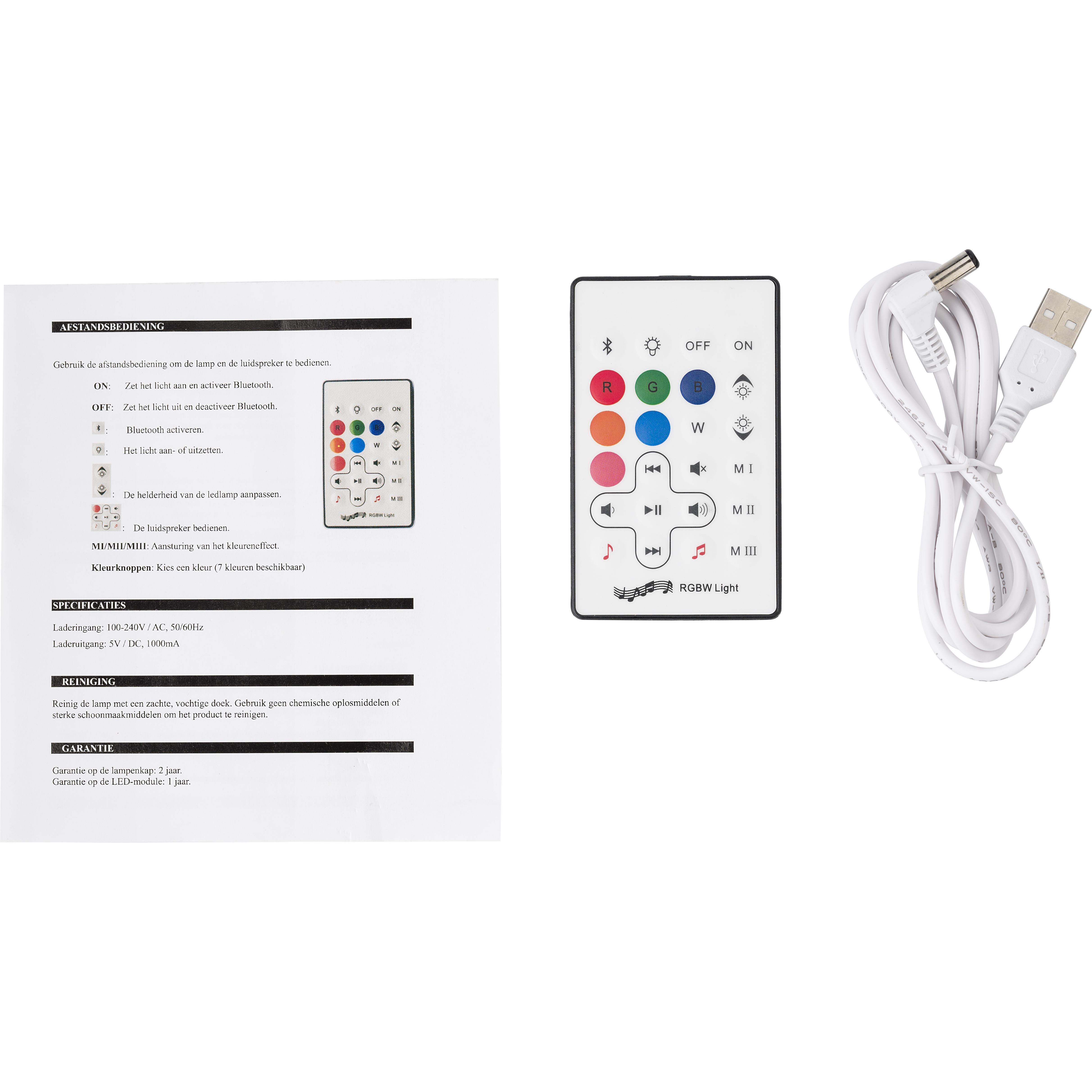 Drahtloser Lautsprecher | LED RGB | 4000 mAh
