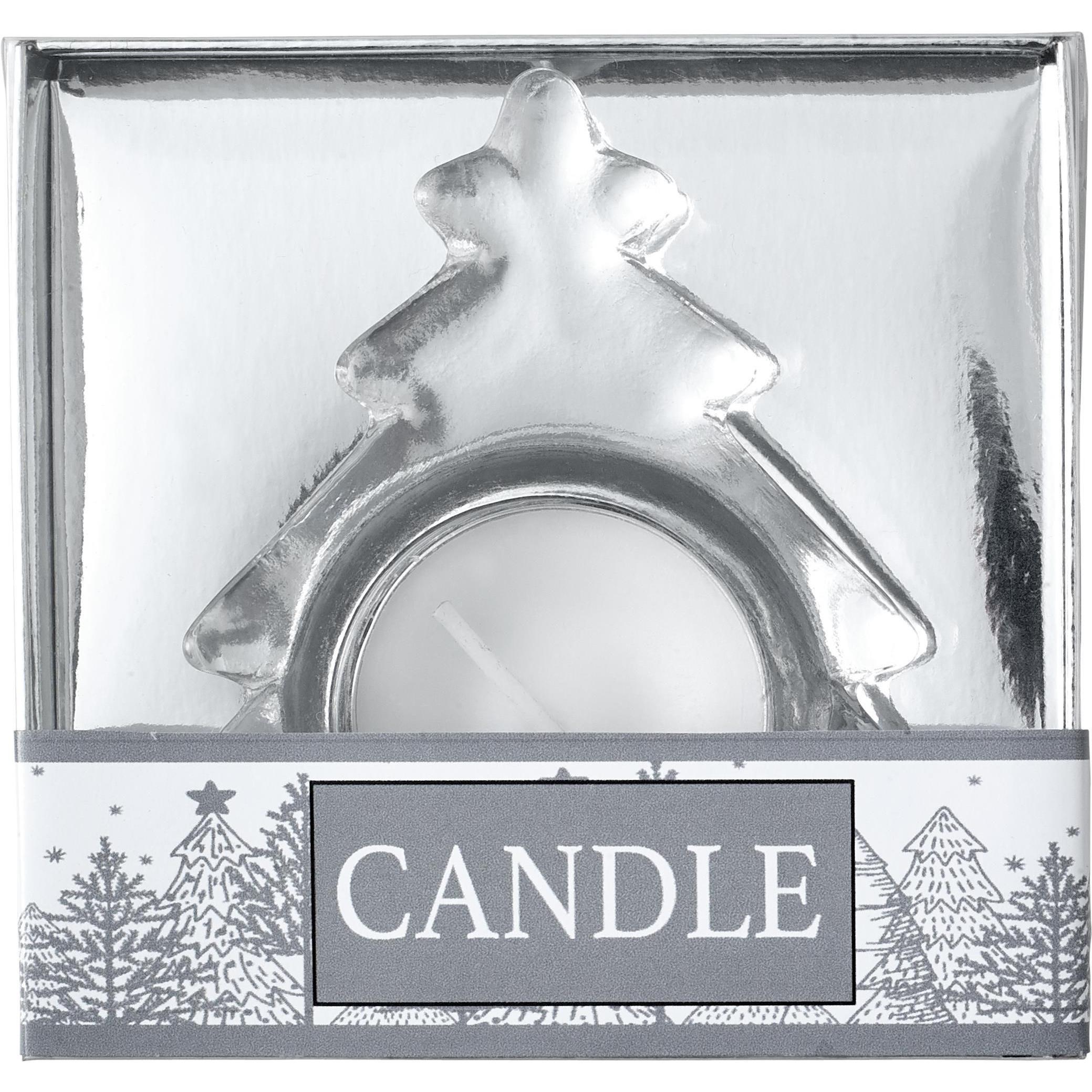 Teelichthalter Casey | Glas | Weihnachtsbaum
