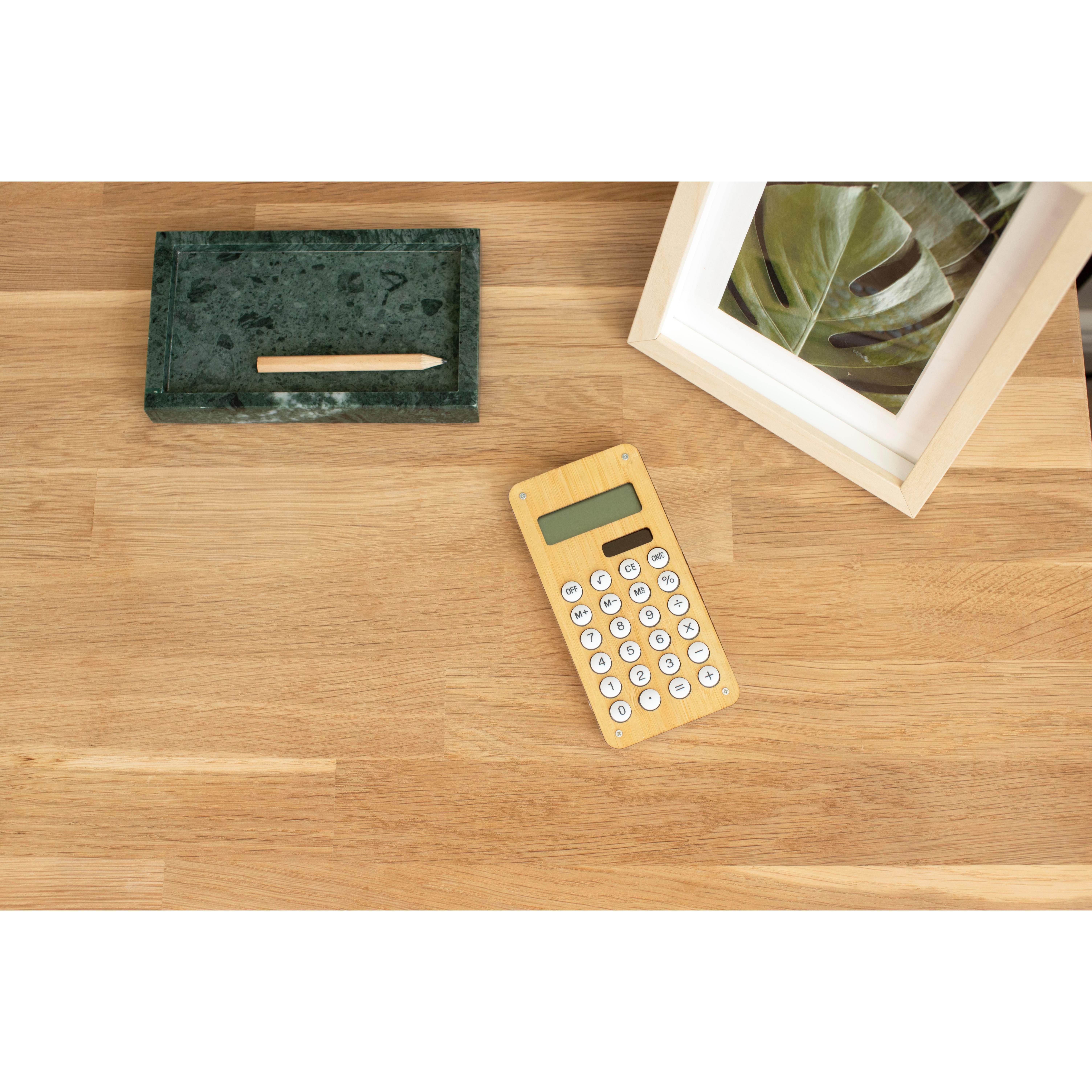 Taschenrechner Thomas | Bambus | Solar