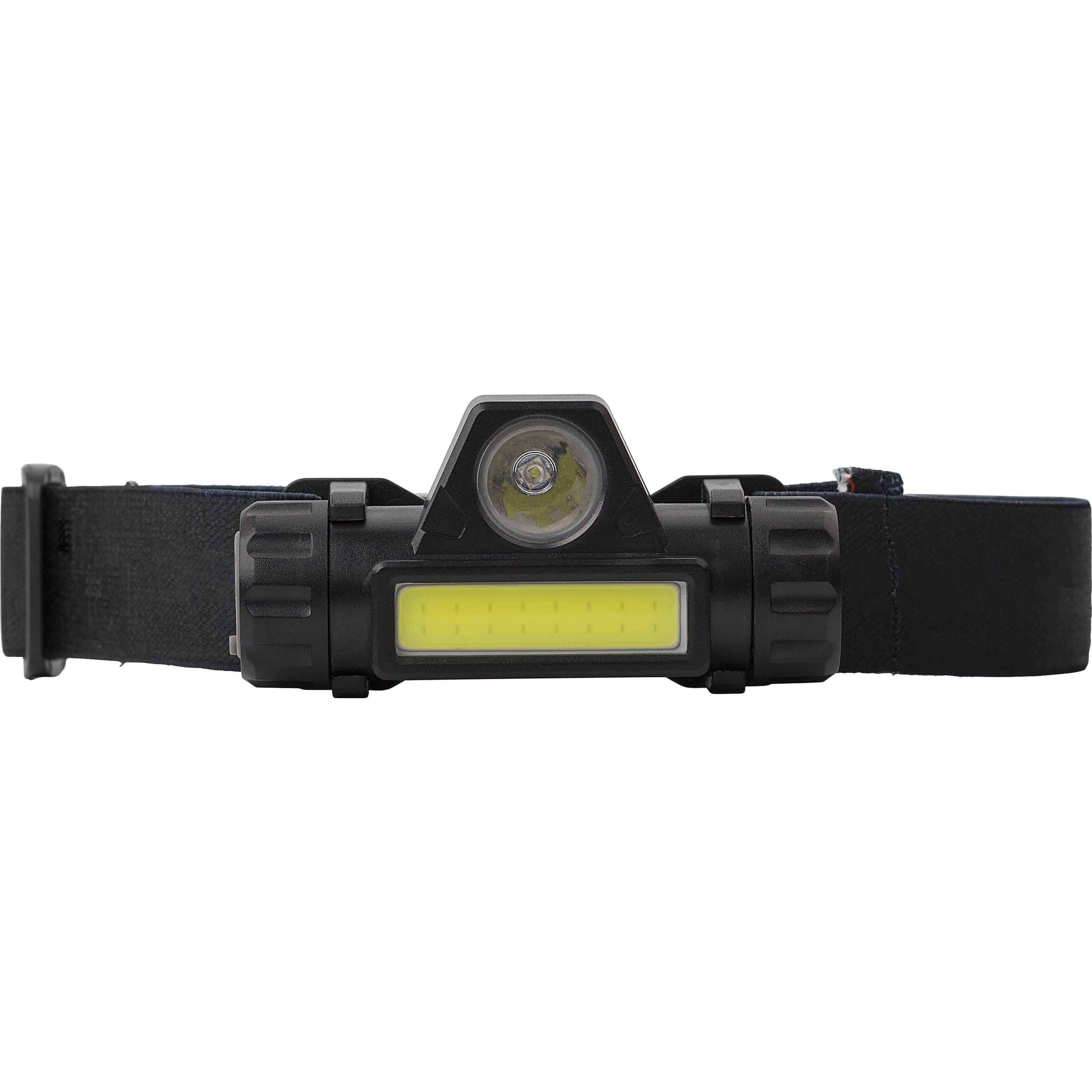 Stirnlampe Mina | Kunststoff | LED + COB | USB-C aufladbar