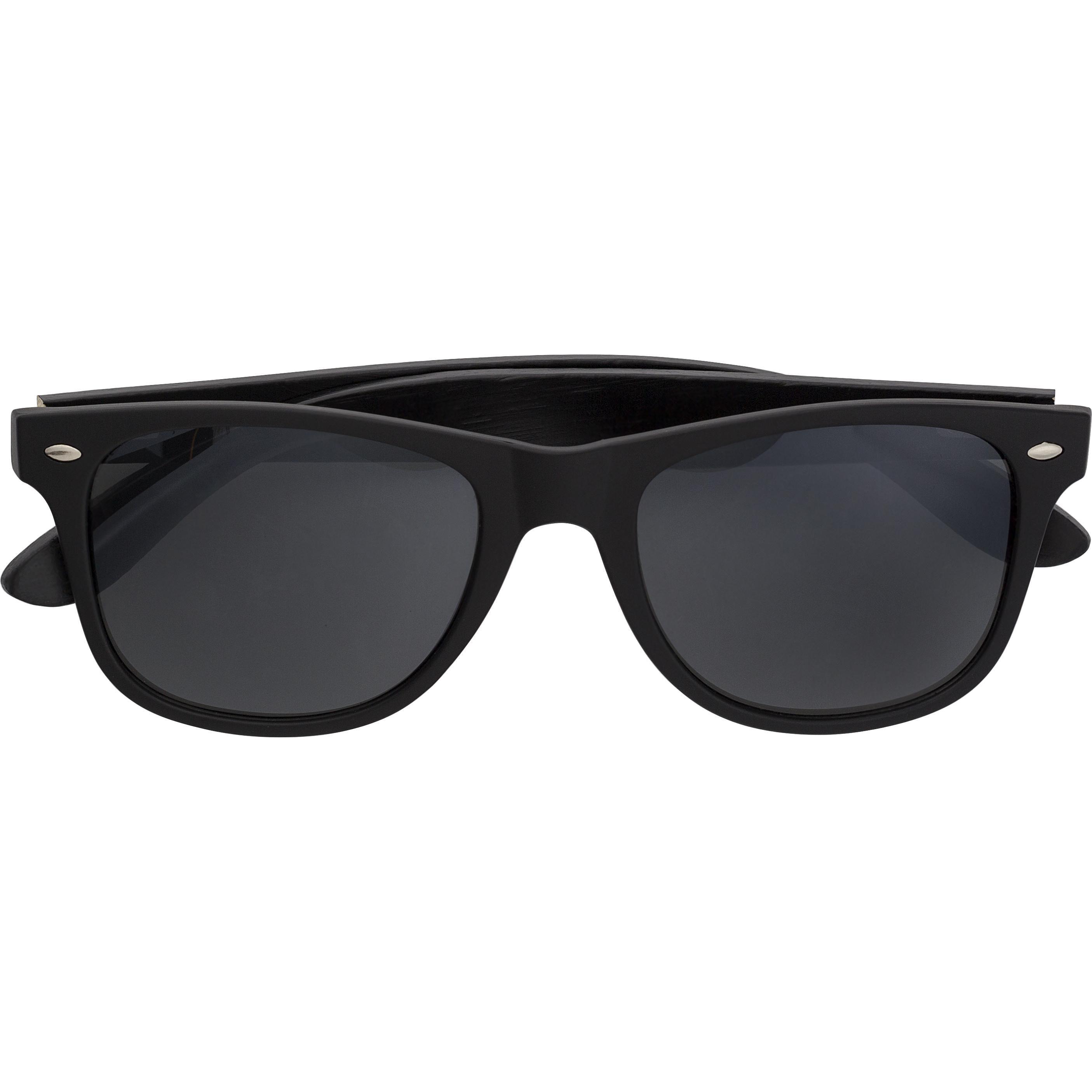 Sonnenbrille Jaxon | Kunststoffrahmen und Bambusbügel | UV400