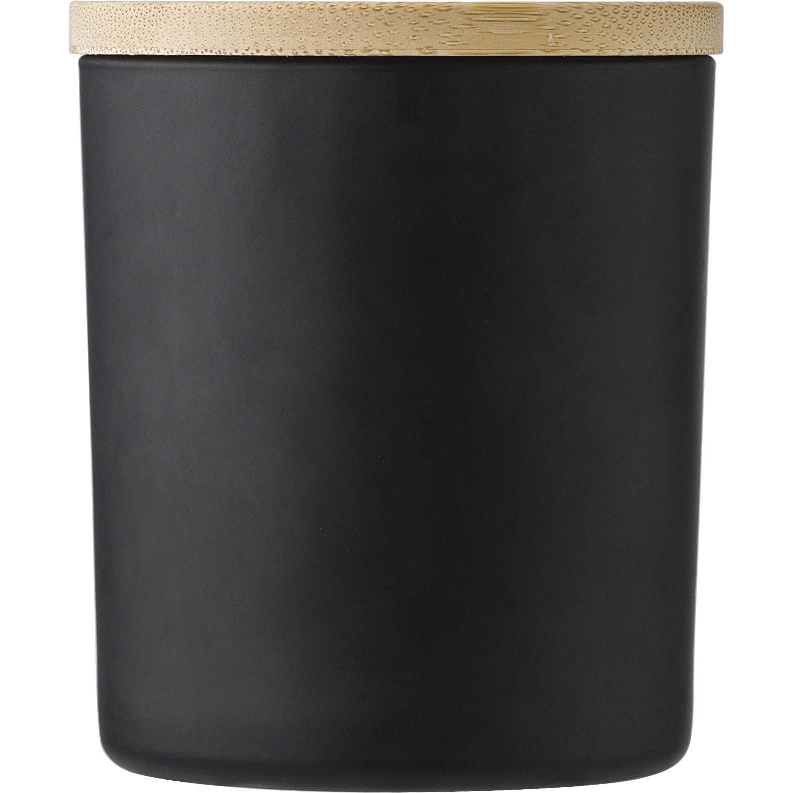 Kerze Josiah | Glas mit Bambusdeckel | Sojawachs | 280 g