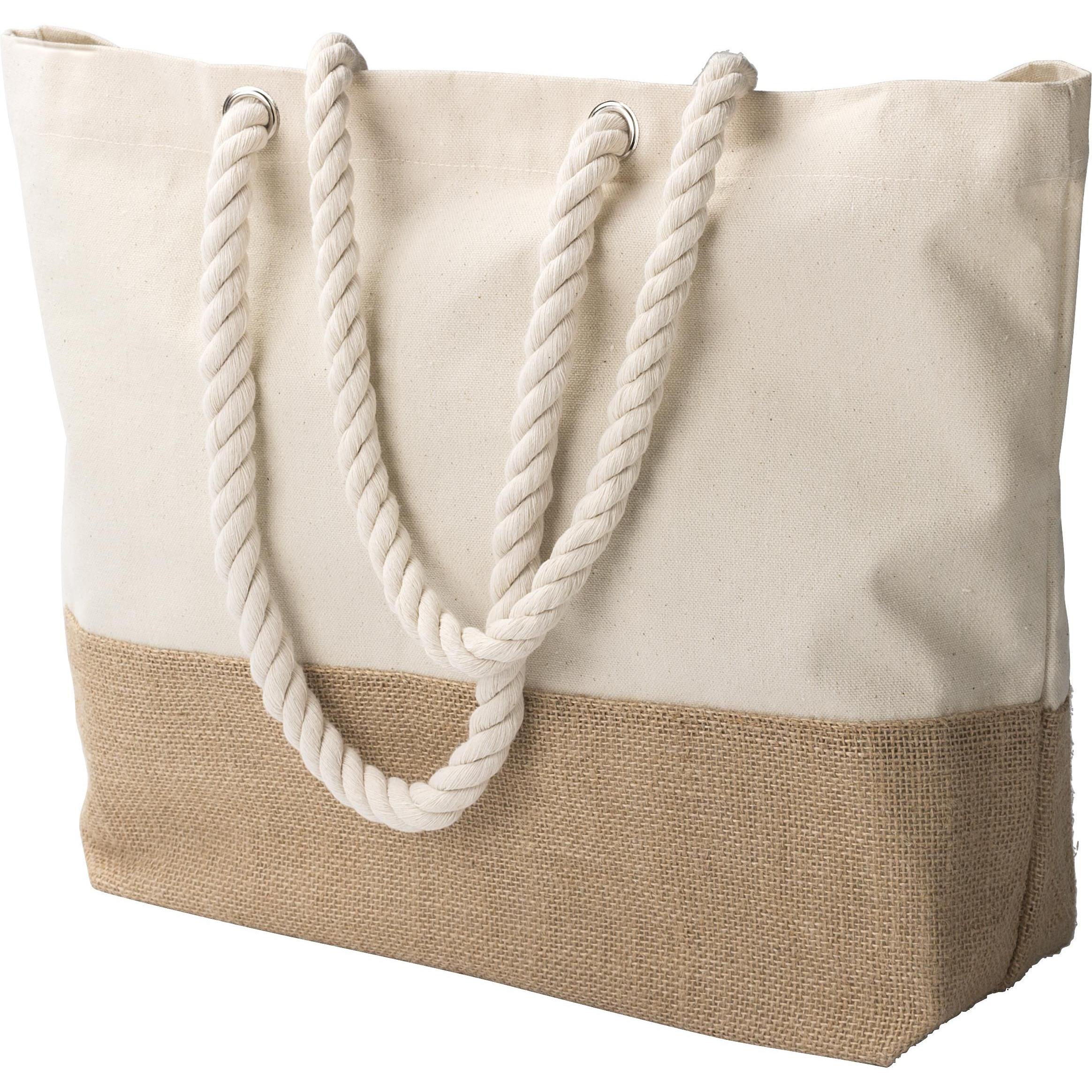 Einkaufstasche Diego | Baumwolle 280 g/m² | Juteboden