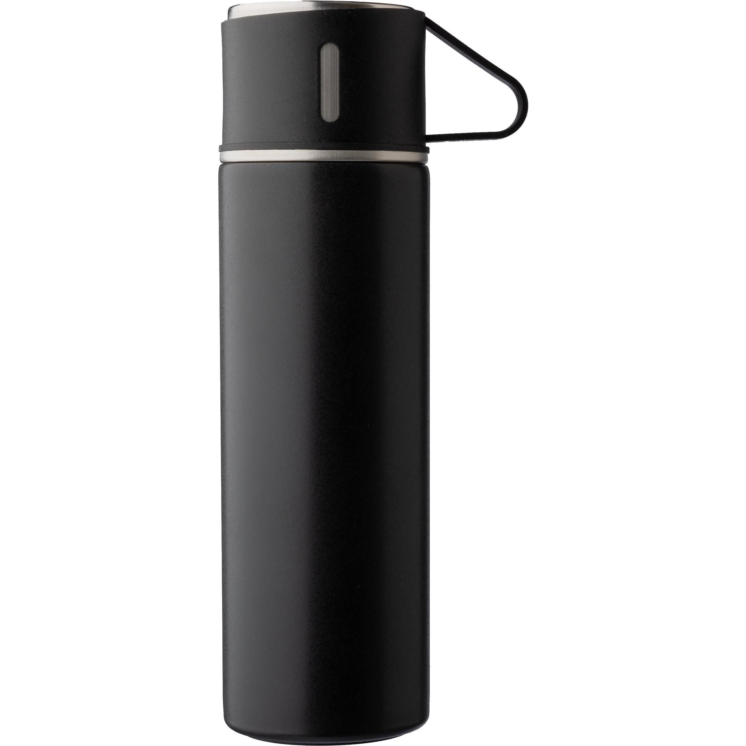 Thermosflaschen-Set | Edelstahl | 420 ml + 2 Becher