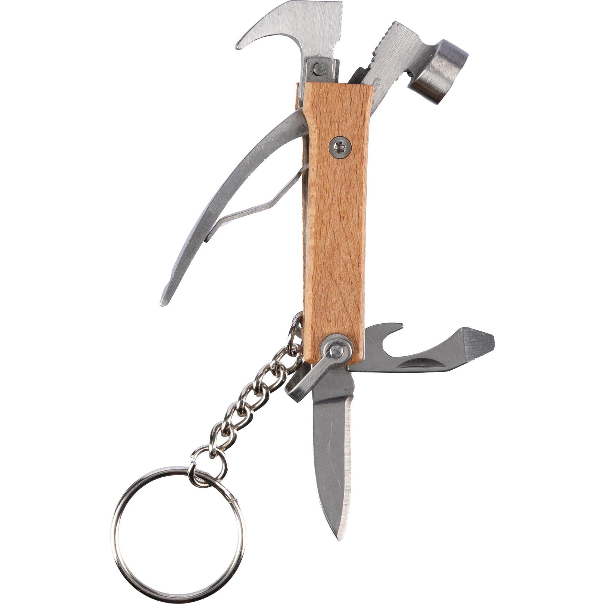 Schlüsselanhänger Heinrich | Bambus | Multitool