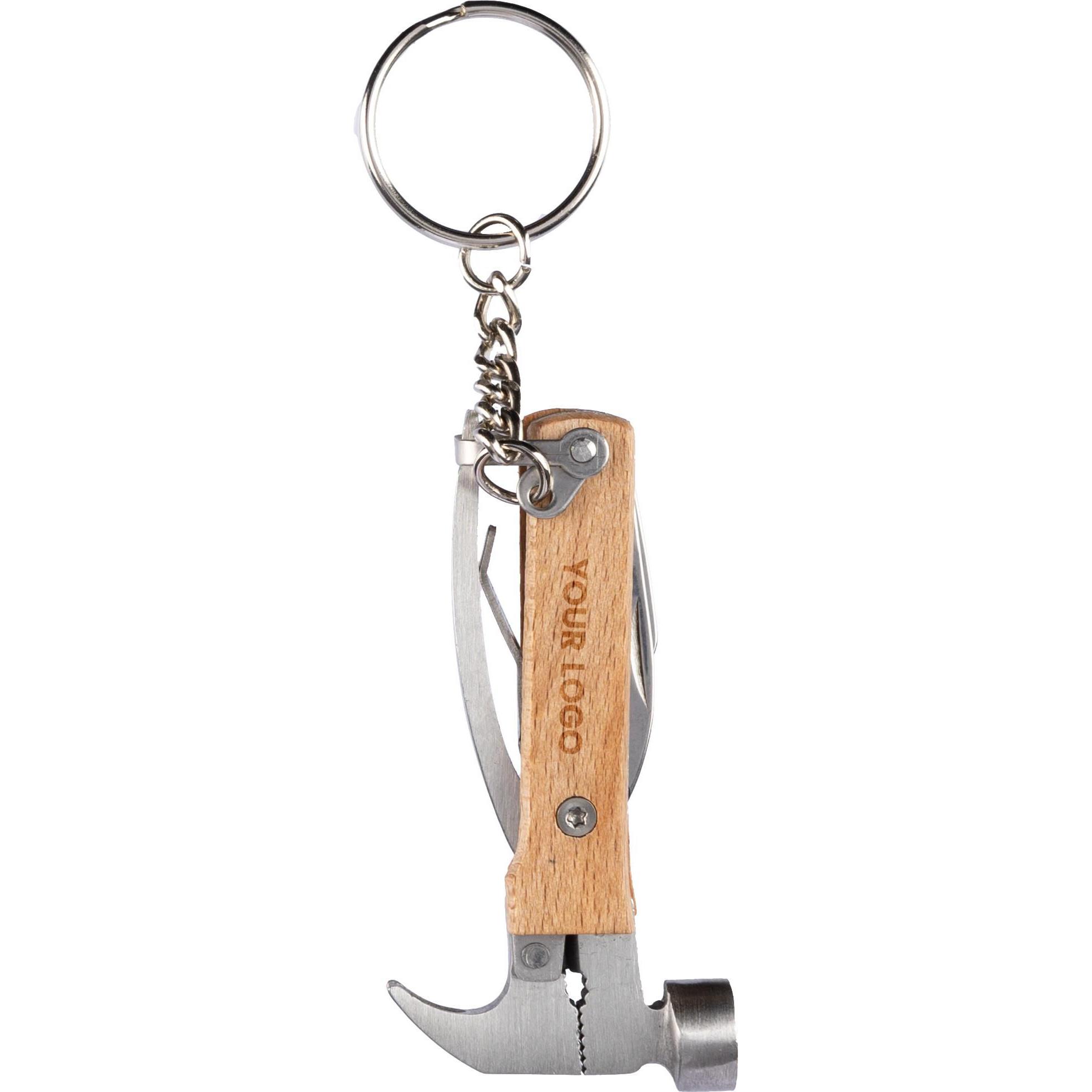 Schlüsselanhänger Heinrich | Bambus | Multitool