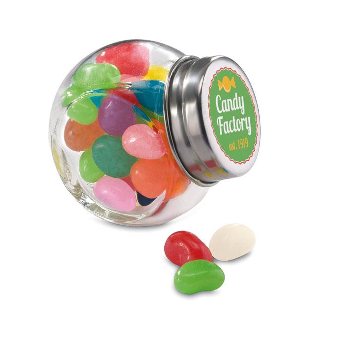 Geleebonbons im Glasspender