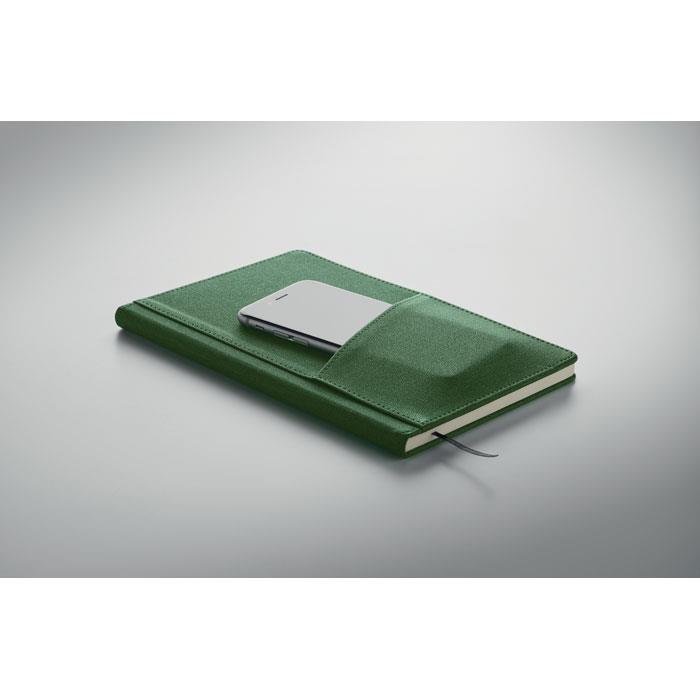A5 notebook PU front pocket