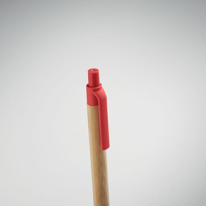 Druckkugelschreiber mit Bambus