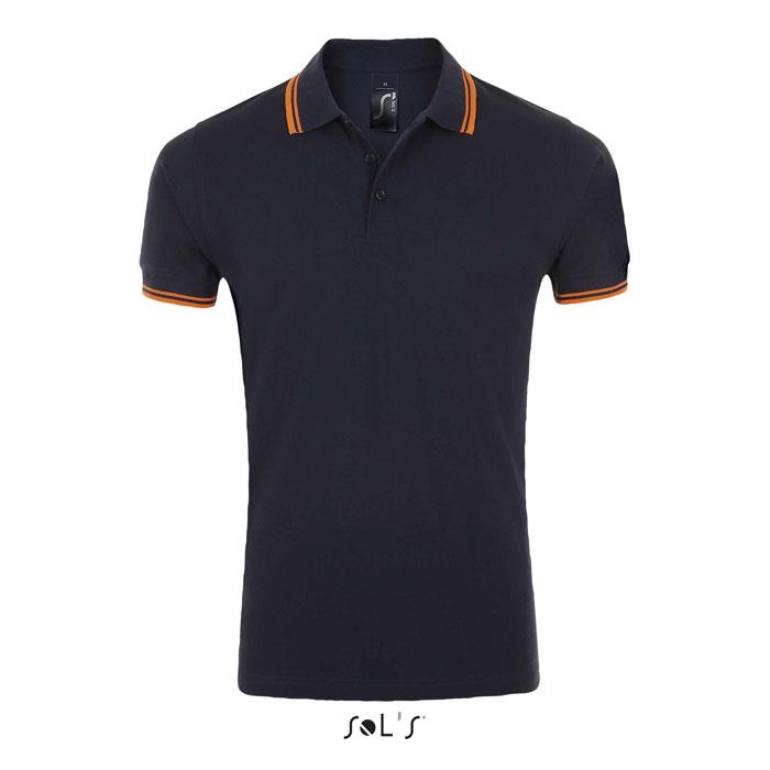 Marineblau/Neonorange