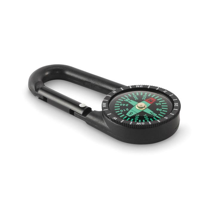 Outdoor-Kompass mit Karabiner