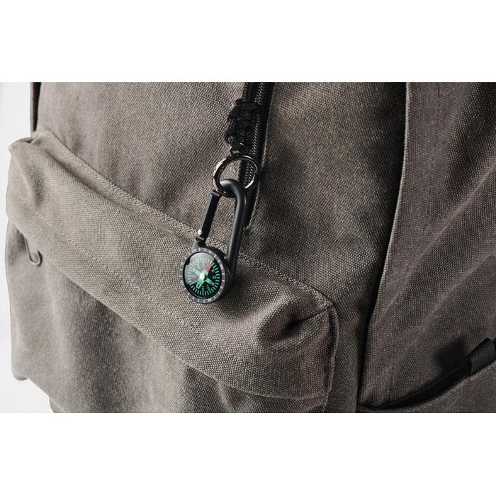Outdoor-Kompass mit Karabiner