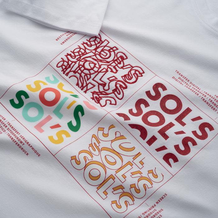 Das SOL´S-T-Shirt-Musterpaket.