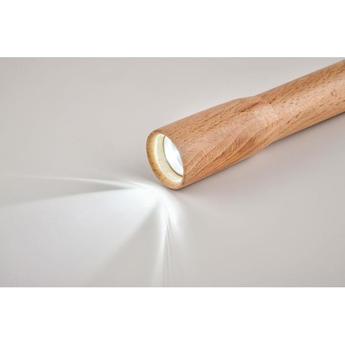 COB Taschenlampe aus Holz