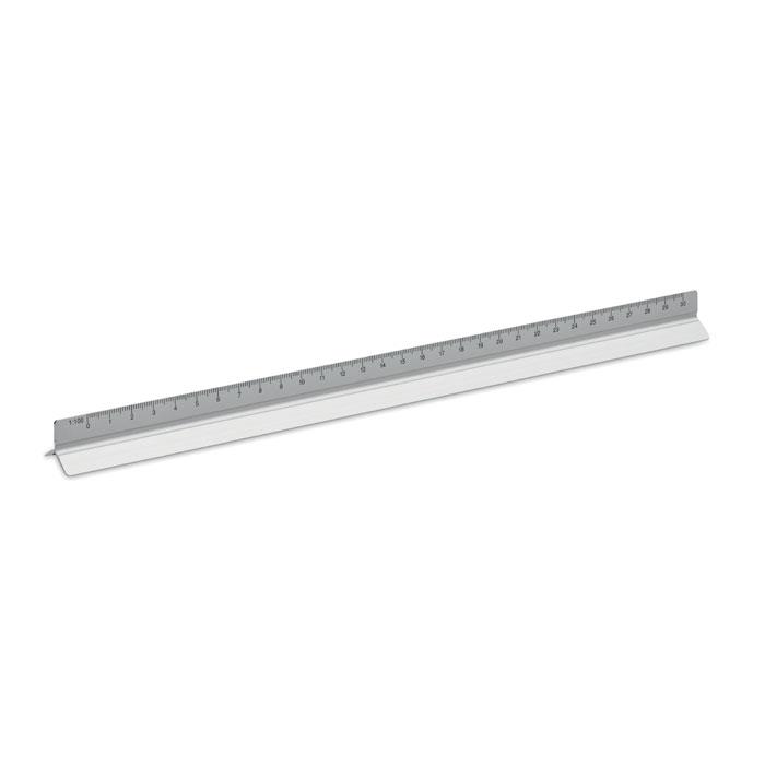 Dreikantlineal Aluminium 30cm