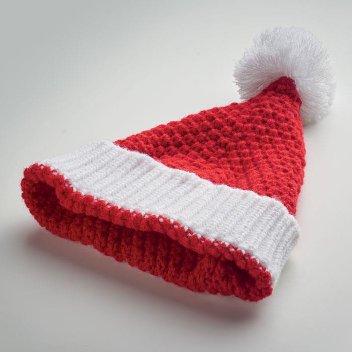 Weihnachtliche Strickmütze