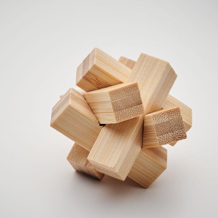 Holzpuzzle/Gehirnjogging Bambus