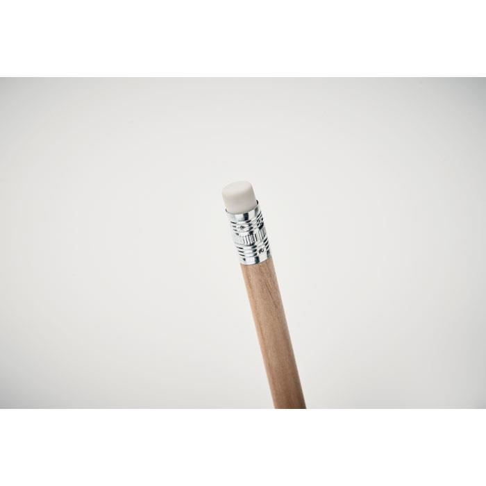 Bleistift mit Radiergummi
