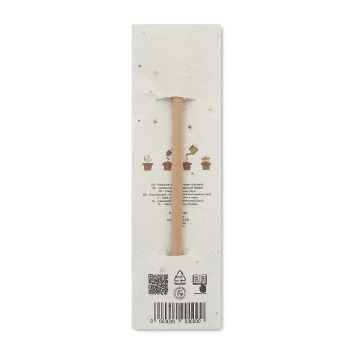 Bleistift in Einsteckhülle