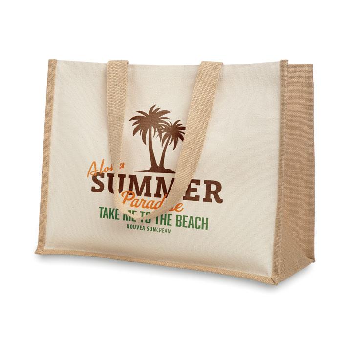 Jute/Canvas Shopper