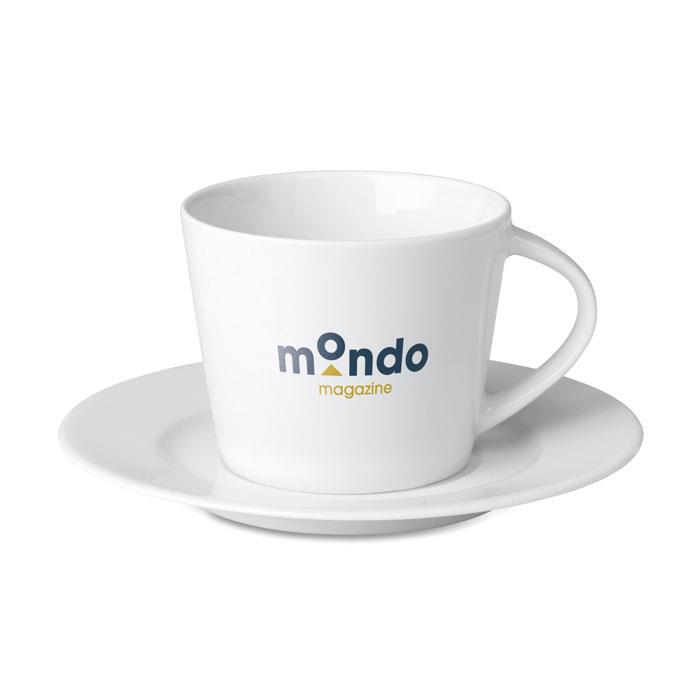 Cappuccino Tasse und Untertasse