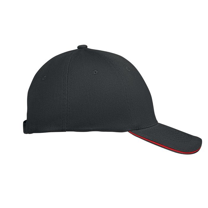 Baseball cap 6 panels 260g/m²