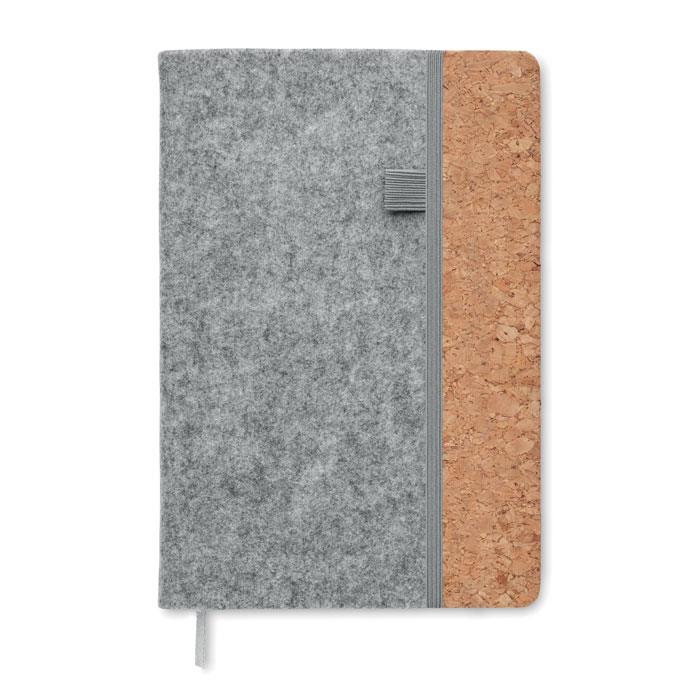 DIN A5 Notizbuch RPET-Filz