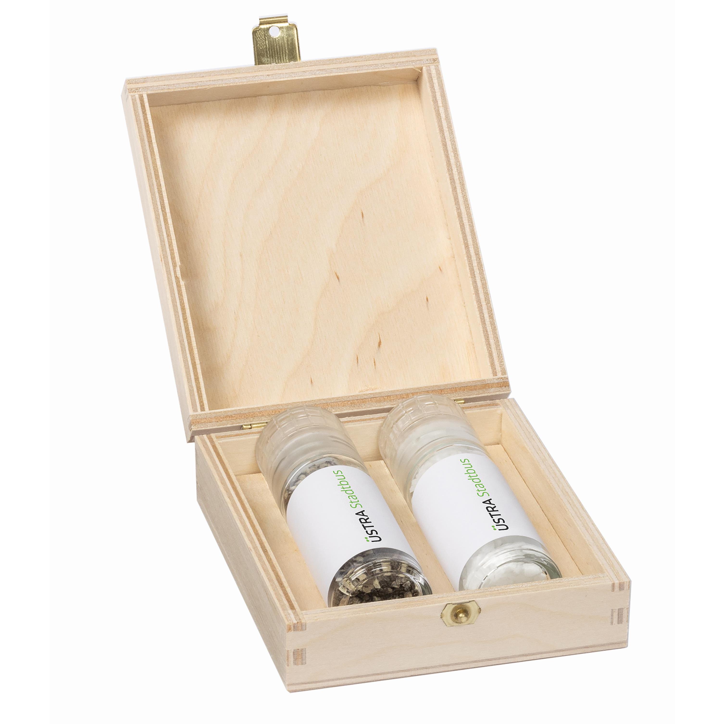 Holzbox für süße ´Mini´ Mühlen - 3er Set