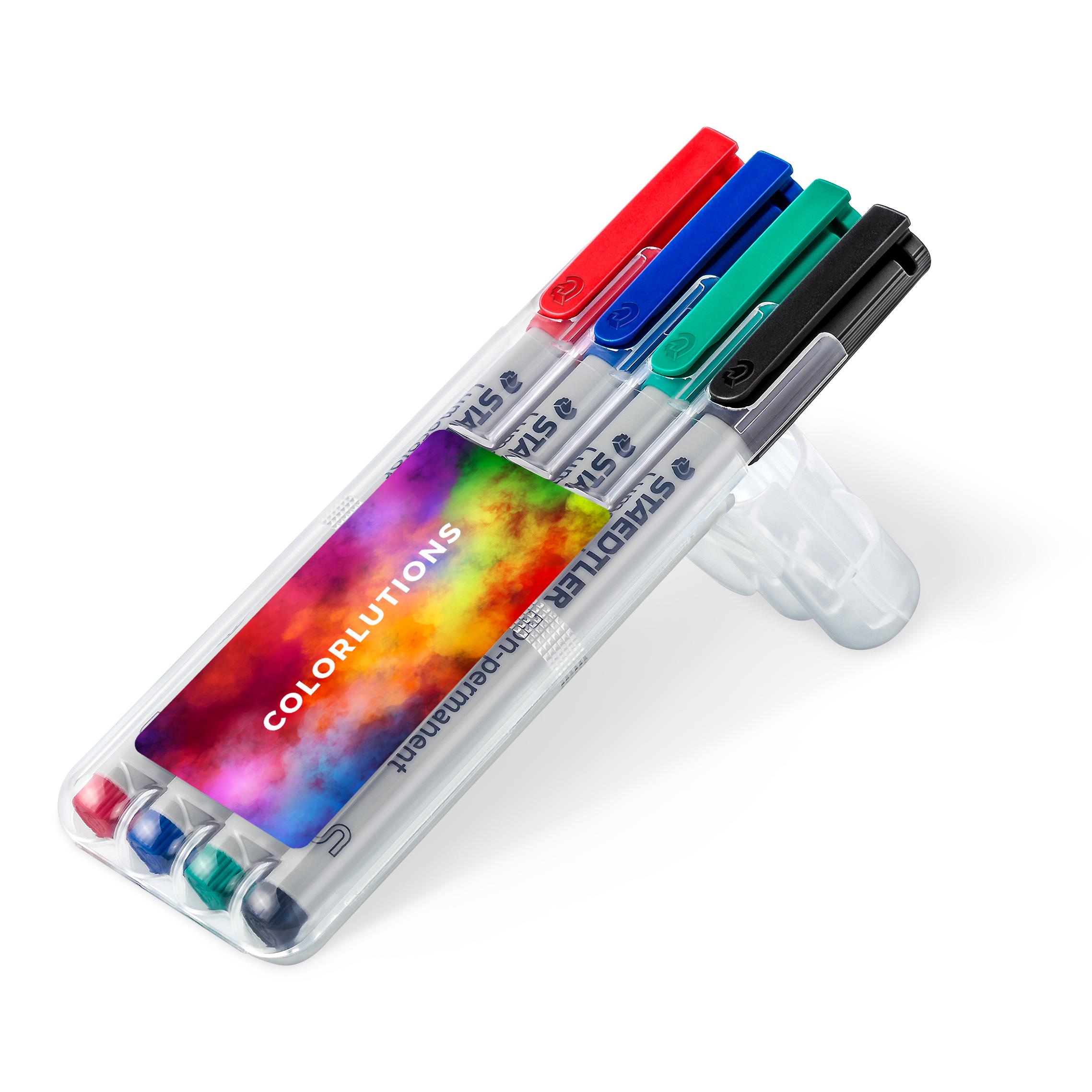 STAEDTLER Lumocolor® non-permanent S, 4er Box
