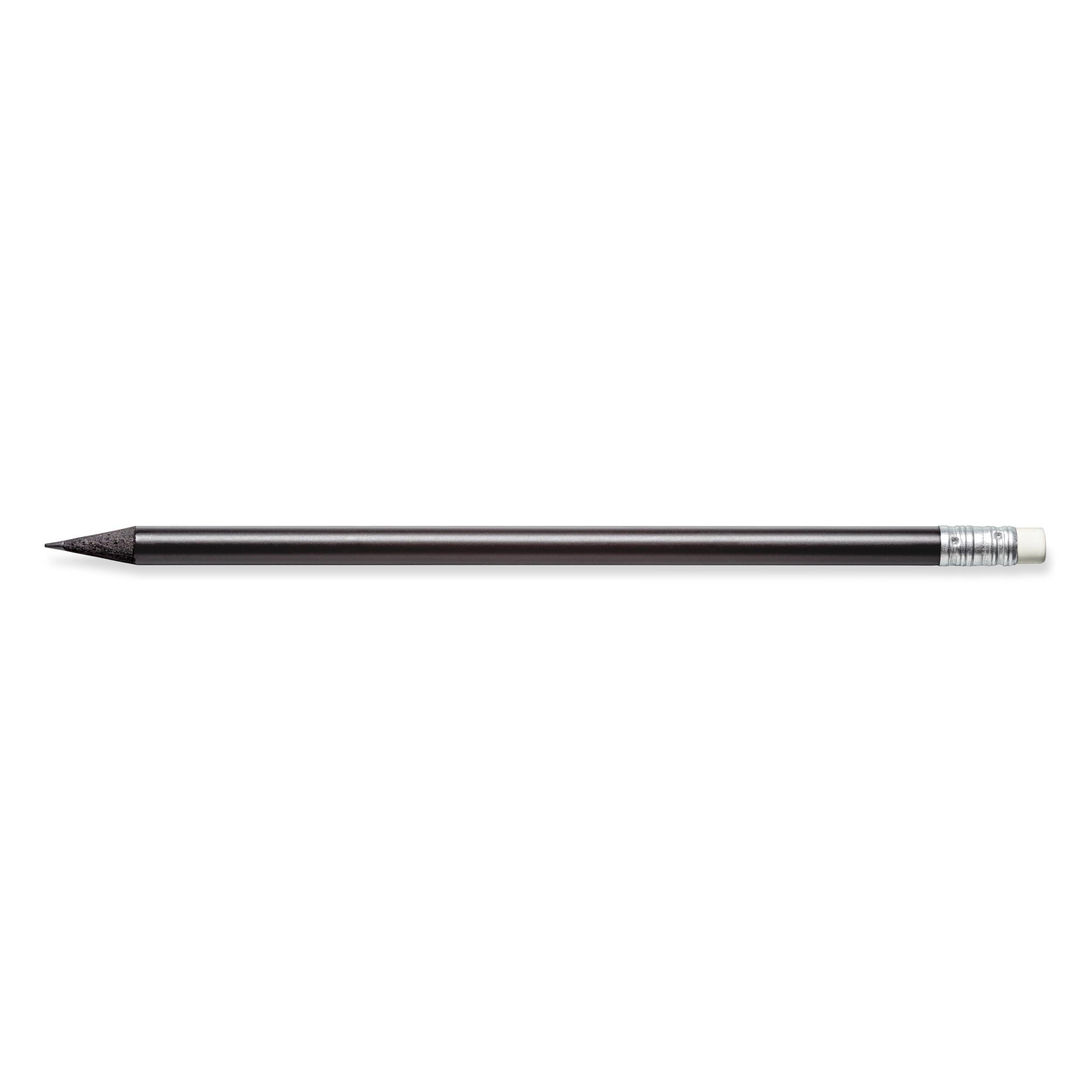 STAEDTLER Bleistift schwarz durchgefärbtes Holz, mit Radiertip