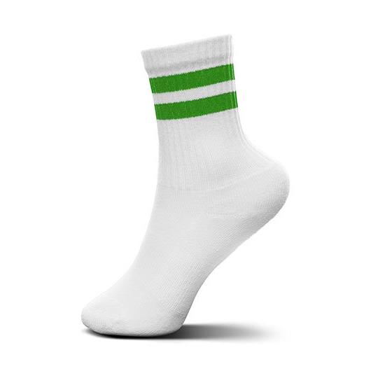 White Kelly Green