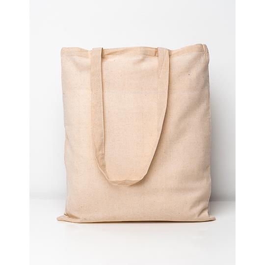 Classic Cotton Bag Natural Long Handles