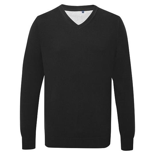 Men´s Cotton Blend V Neck Sweater