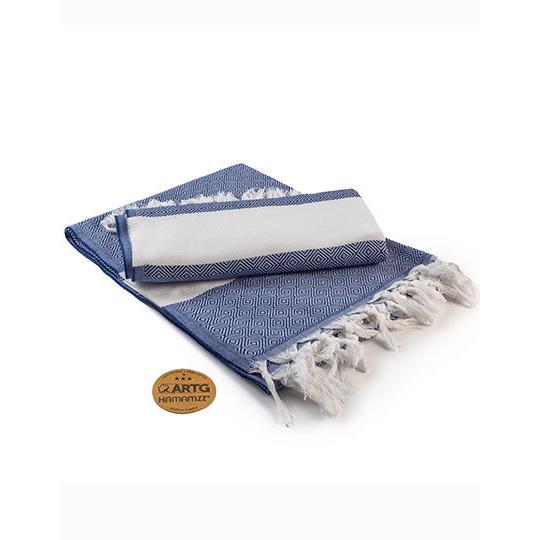 Navy Blue White