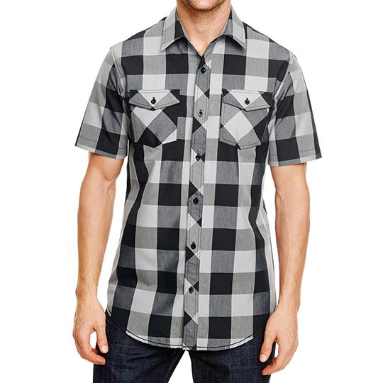 Black - White (Checked)