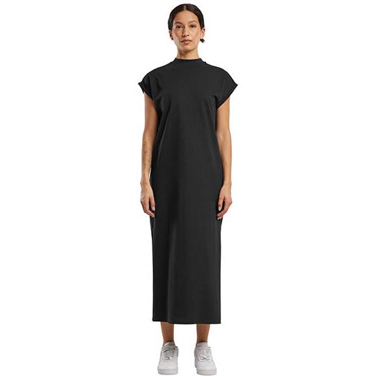 Ladies Long Extended Shoulder Dress