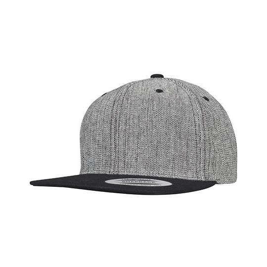 Melange Solid Snapback