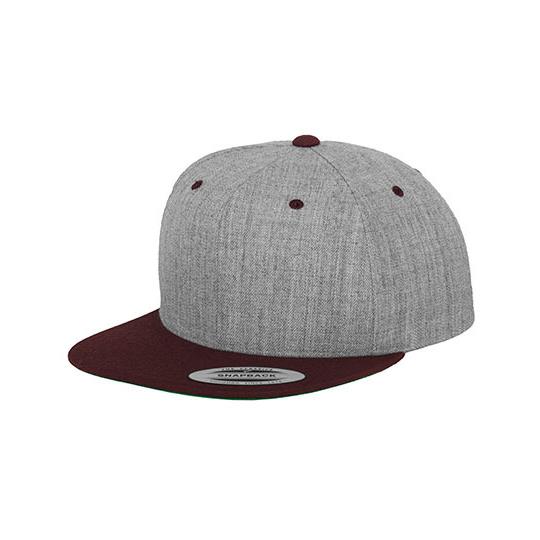 Heather Grey Maroon