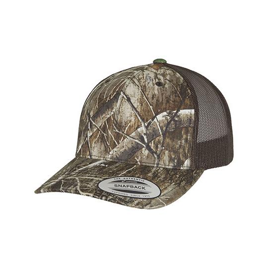 YP Classics Realtree Camo Retro Trucker Cap