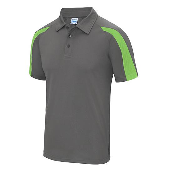 Charcoal (Solid) Lime Green