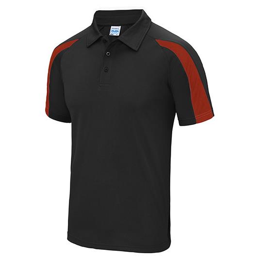Jet Black Fire Red